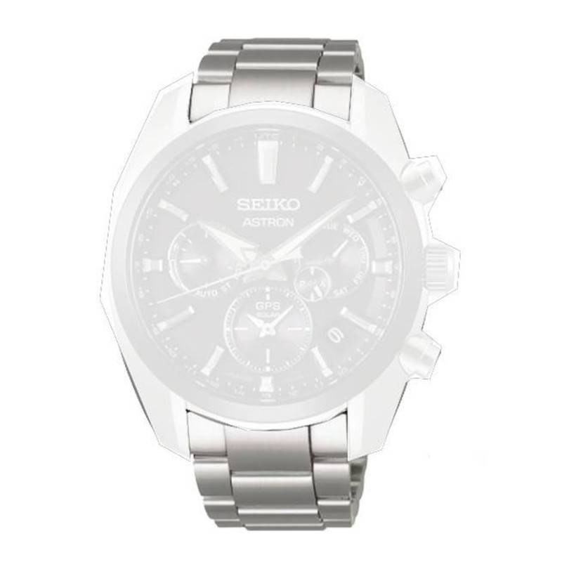 Steel 21mm Watch Strap M182113H0 - Seiko