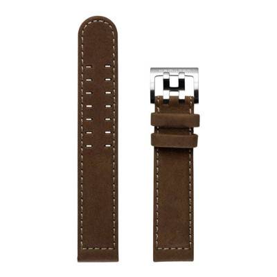 Khaki Field Green Leather Wall Clock Strap H690705119 - Hamilton
