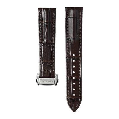 Brown Calfskin Jazzmaster 20mm Watch Strap H6003241171 - Hamilton