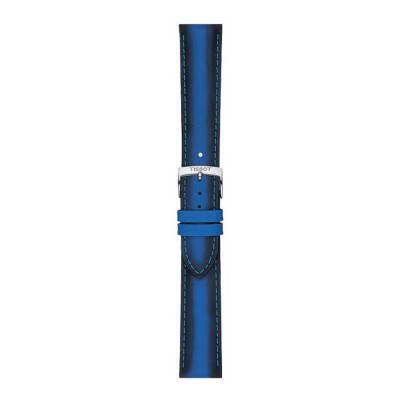 Bracelet de montre Officiel Tissot Cuir Bleu 20 mm T852046840 - Tissot