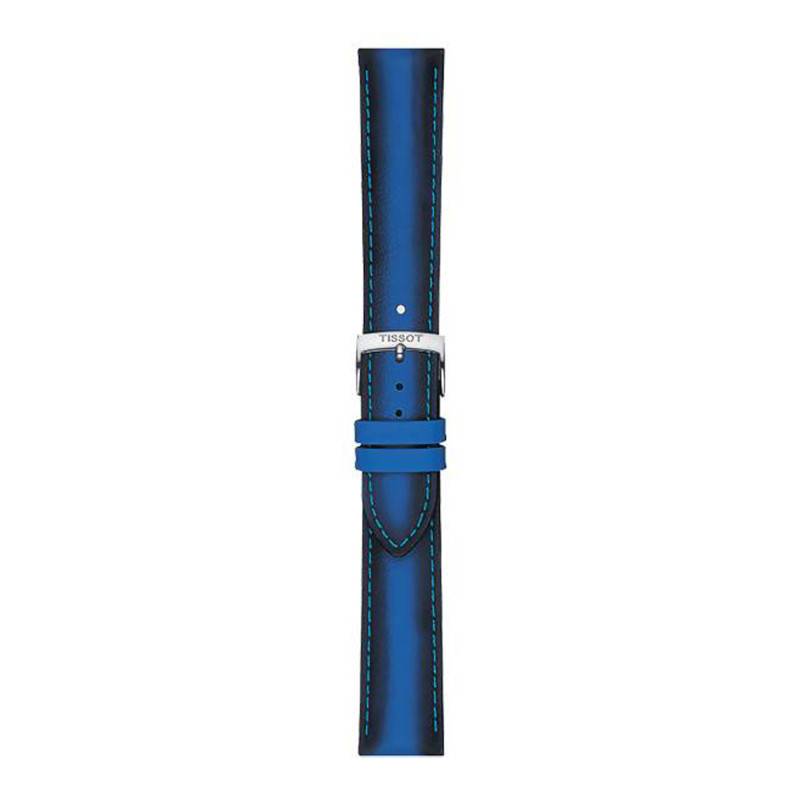 Tissot Official Blue Leather Watch Strap 20 mm T852046840 - Tissot