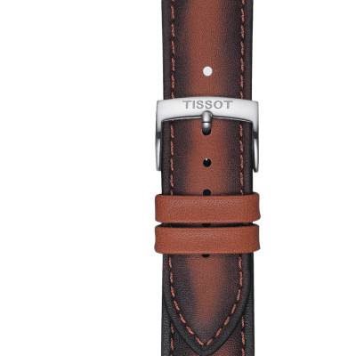 Bracelet de montre Officiel Tissot Cuir Brun 20 mm T852046842 - Tissot