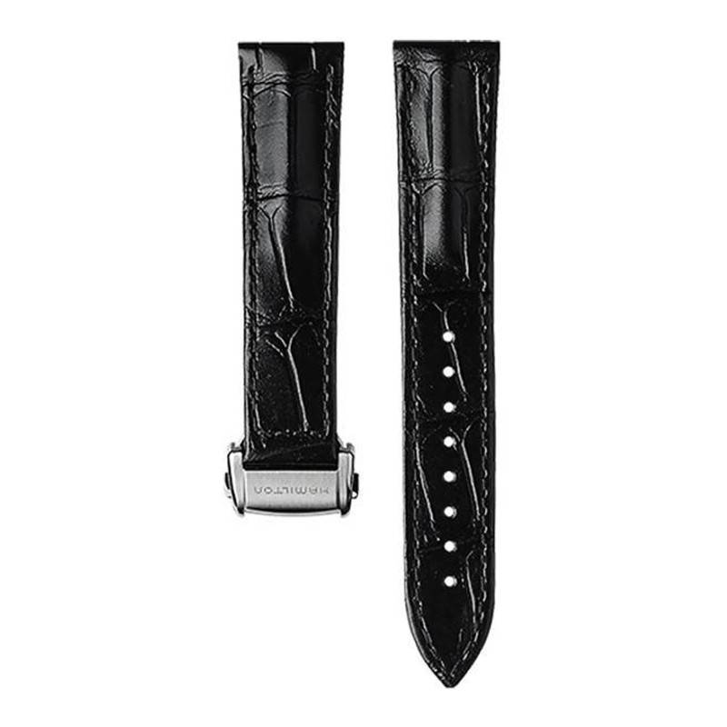 Black Jazzmaster 20mm Watch Strap H690324116 - Hamilton