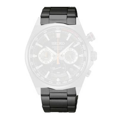 Black Steel Watch Strap 22mm M0KWY29N0 - Seiko