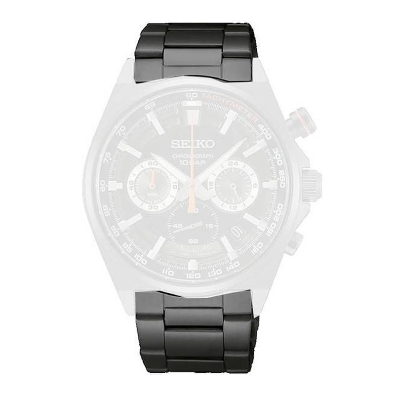 Black Steel Watch Strap 22mm M0KWY29N0 - Seiko