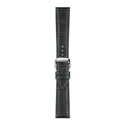 Tissot Official Grey Leather Watch Strap 21 mm T852045750 - Tissot