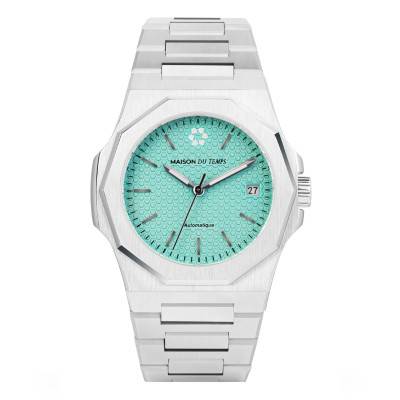 Montre MTZeta Turquoise Acier - Maison du Temps