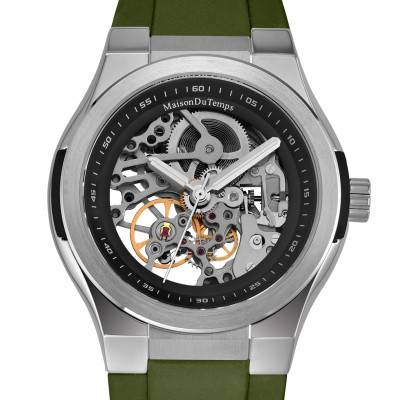 Montre MTEpsilon Skeleton Kaki - Maison du Temps
