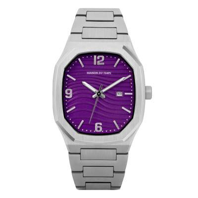 Steel Violet MTPhi Watch - Maison du Temps