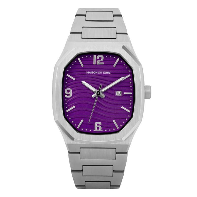 Steel Violet MTPhi Watch - Maison du Temps