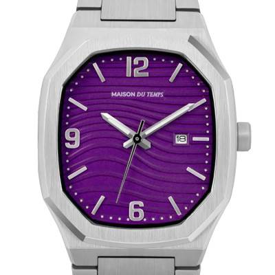 Steel Violet MTPhi Watch - Maison du Temps