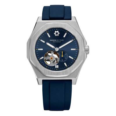 Blue MTDelta Open Heart Watch - Maison du Temps