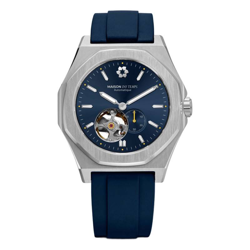 Blue MTDelta Open Heart Watch - Maison du Temps