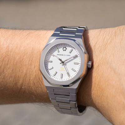 Montre MTBeta 2.0 Blanc Acier - Maison du Temps