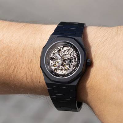 MTBeta Skeleton Black Edition Watch - Maison du Temps