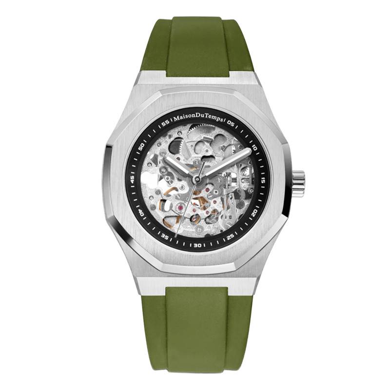 Khaki MTBeta Skeleton Watch - Maison du Temps