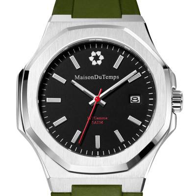 Montre MTGamma Noir / Kaki - Maison du Temps