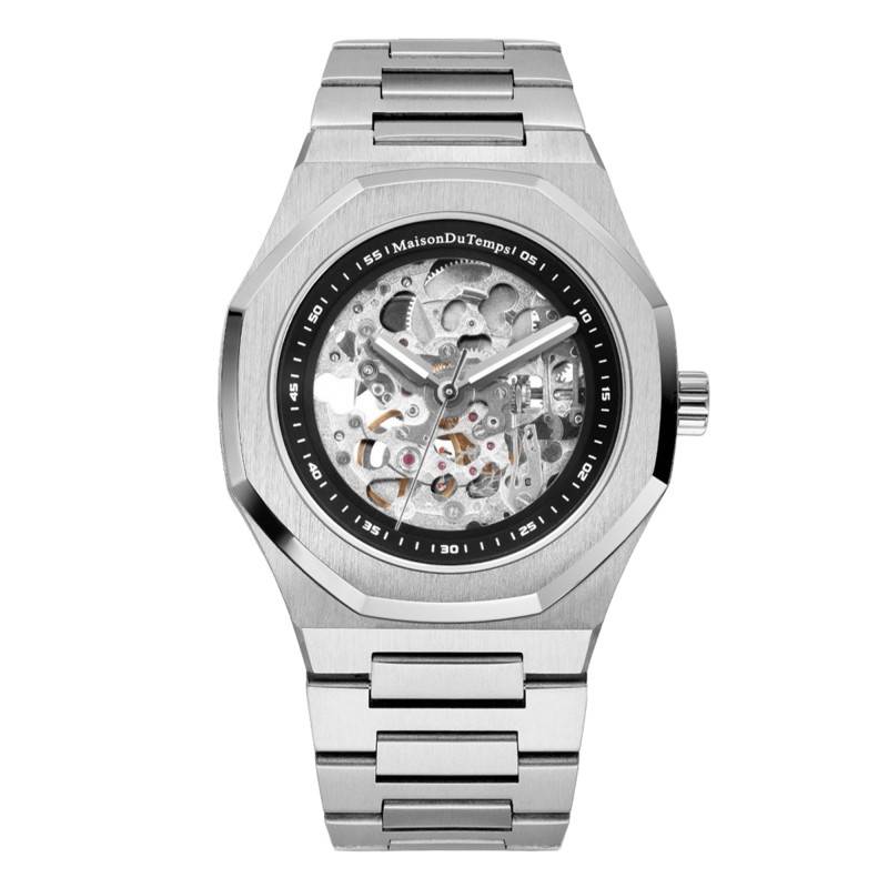 Steel MTBeta Skeleton Miyota Watch - Maison du Temps