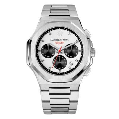 White MTGamma Chronograph Watch - Maison du Temps