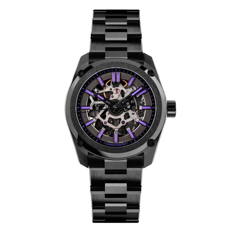 Essence Ceramica Skeleton COSC 41 mm - Stradale Viola Watch - Formex