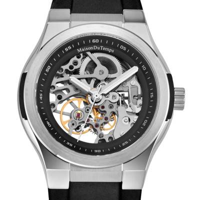 MTEpsilon Black Skeleton Watch - Maison du Temps