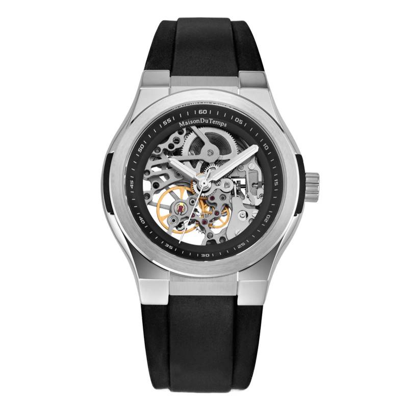 MTEpsilon Black Skeleton Watch - Maison du Temps