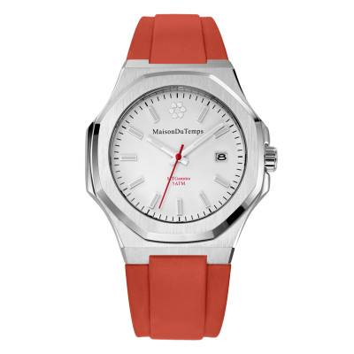 Montre MTGamma Blanc / Rouge - Maison du Temps