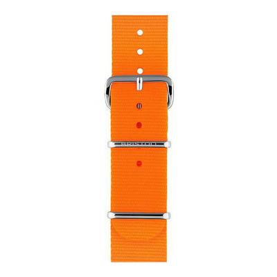 Fluorescent Orange NATO Strap 18 mm - Briston