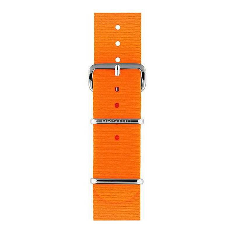 Fluorescent Orange NATO Strap 18 mm - Briston