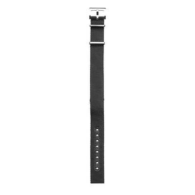 Bracelet de montre Khaki Navy Nato Noir/Orange 22mm H694823100 - Hamilton