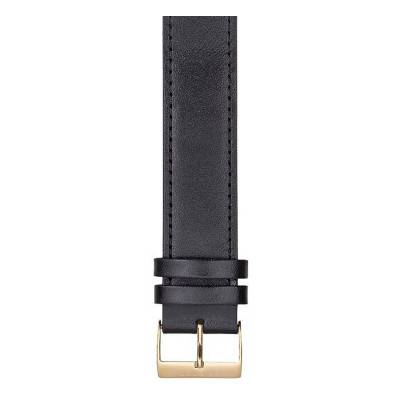 Bracelet Nato Cuir Classic Noir Or Jaune NLC20.PVDYG.B - Briston