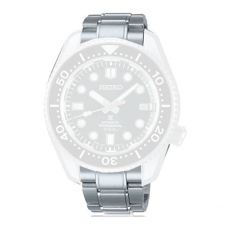 Silver Steel Watch Strap 20mm M0MR221H0 - Seiko