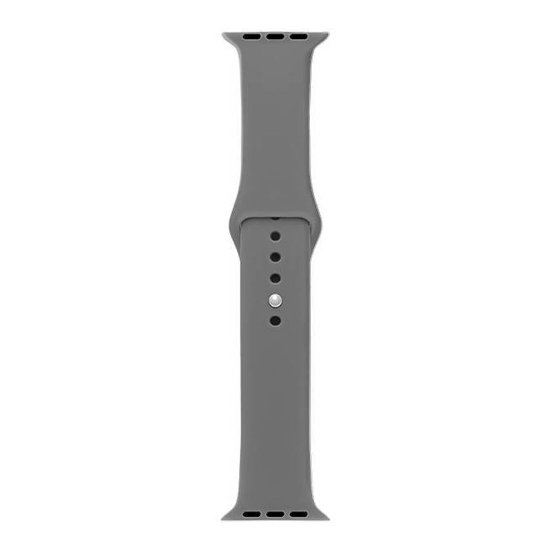 Grey Silicone Apple Watch A-Adapt Watch Strap 8904200 - Bracelet Rochet