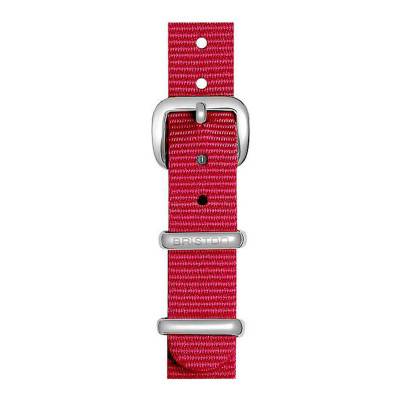 Raspberry NATO Strap 12mm, Length 230mm, Steel Buckle - Briston