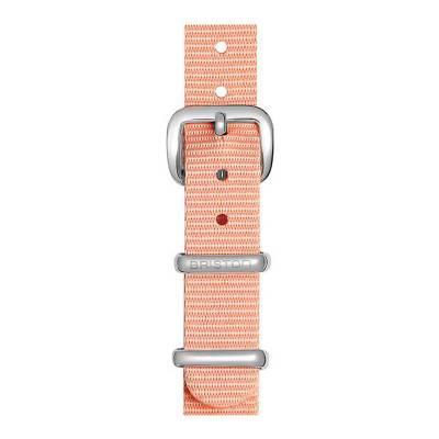Powder Pink NATO Strap 12mm, Length 230mm, Steel Buckle - Briston
