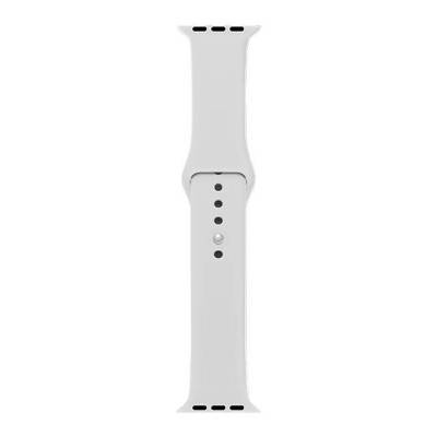 White Silicone Apple Watch A-Adapt Watch Strap 8904202 - Bracelet Rochet