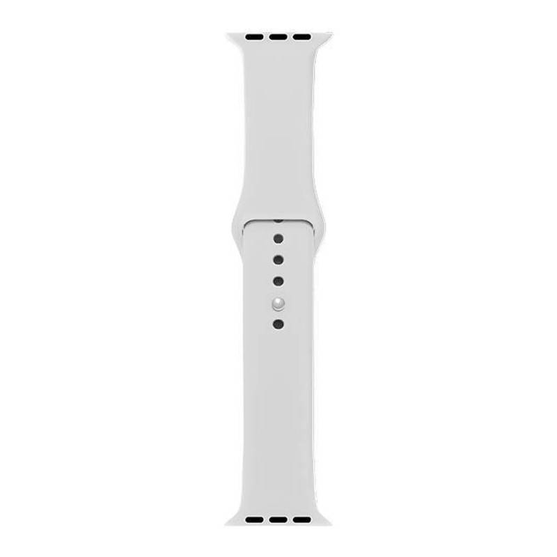 White Silicone Apple Watch A-Adapt Watch Strap 8904202 - Bracelet Rochet