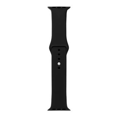 Black Silicone Apple Watch A-Adapt Watch Strap 8904201 - Bracelet Rochet