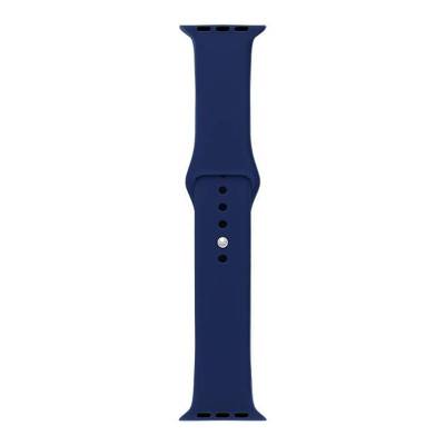 Navy Blue Silicone Apple Watch A-Adapt Watch Strap 8904206 - Bracelet Rochet