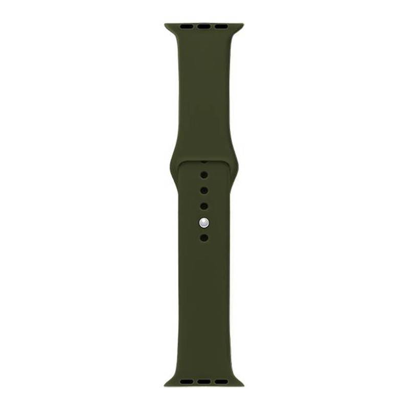 Khaki Silicone Apple Watch A-Adapt Watch Strap 8903845 - Bracelet Rochet
