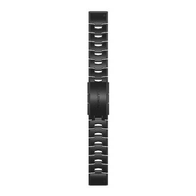 QuickFit Titanium Carbon Gray DLC Watch Band - Garmin
