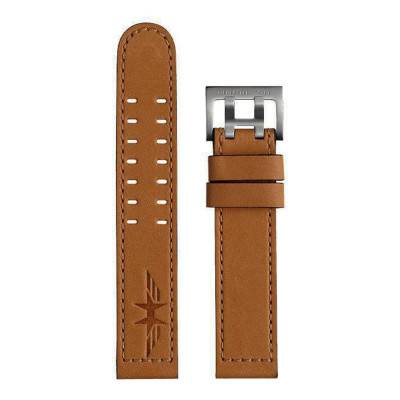 Khaki Aviation Brown Leather Wall Clock Strap H690646111 - Hamilton