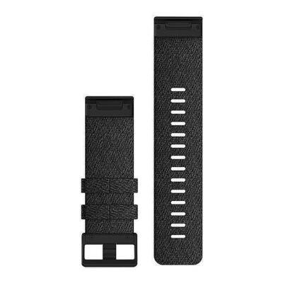 Bracelet de montre QuickFit Nylon Noir - Garmin