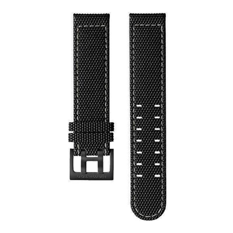 Hamilton Khaki Field Black Rubber Watch Strap 20mm H6007051131 - Hamilton