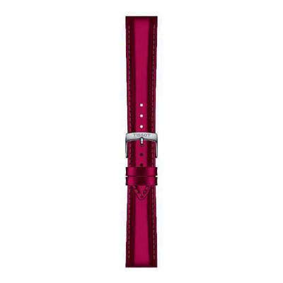 Tissot Official Burgundy Synthetic Watch Strap 18 mm T852048152 - Tissot