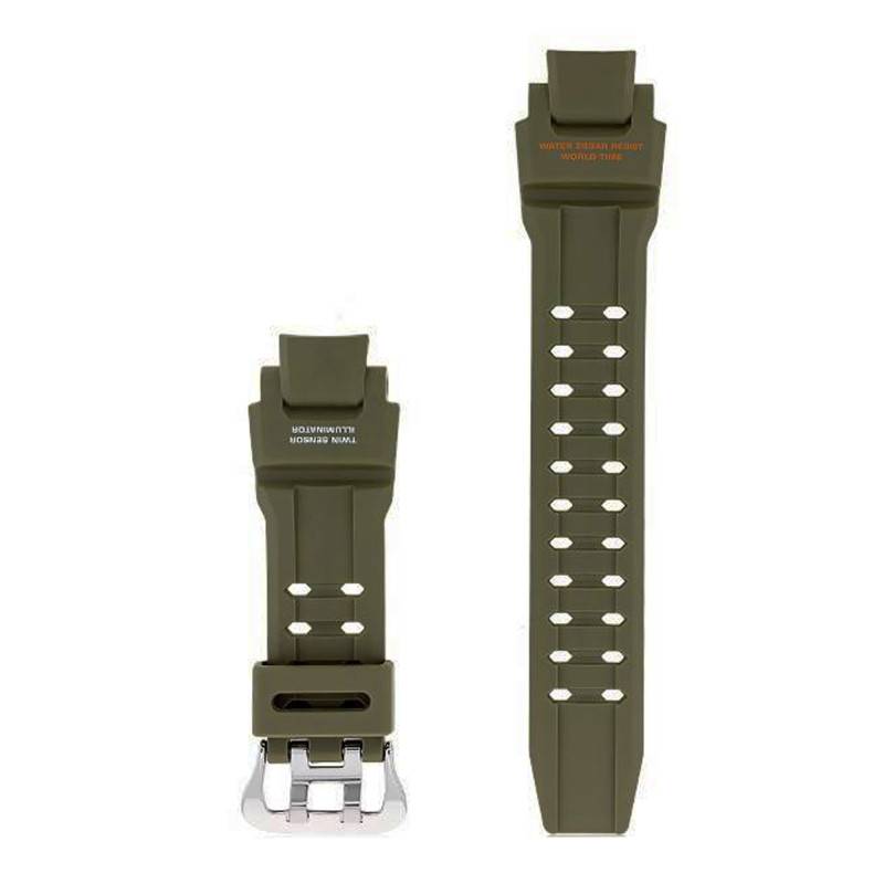 Green Resin Watch Strap GA-110KH-3A - Casio G-Shock