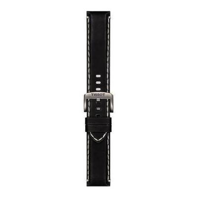 Bracelet de montre Officiel Tissot Cuir Noir 22 mm T852044982 - Tissot