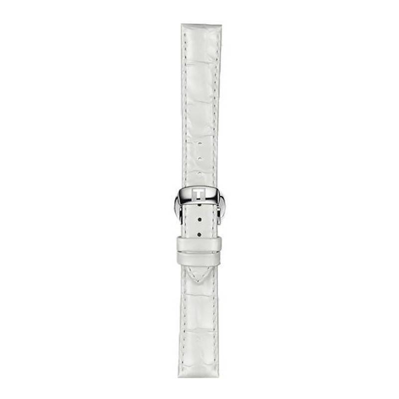 Tissot Official White Leather Watch Strap 16 mm T852036795 - Tissot