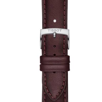 Bracelet montre Officiel Tissot Cuir Brun 20 mm T852046838 - Tissot