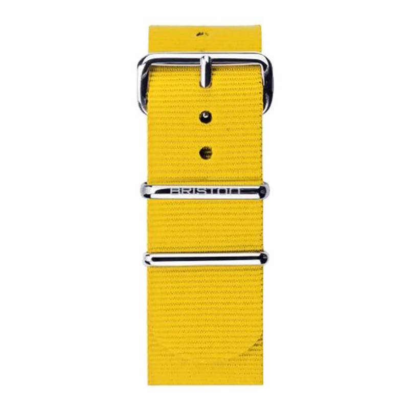 Yellow NATO Strap 20mm, Length 245mm, Steel Buckle - Briston